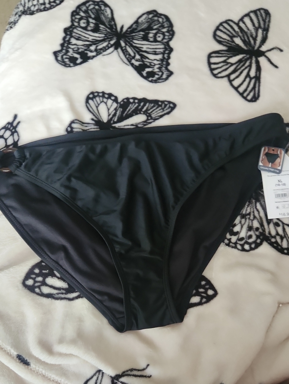 Black Women's Bikini Bottom - Classic Swim Brief